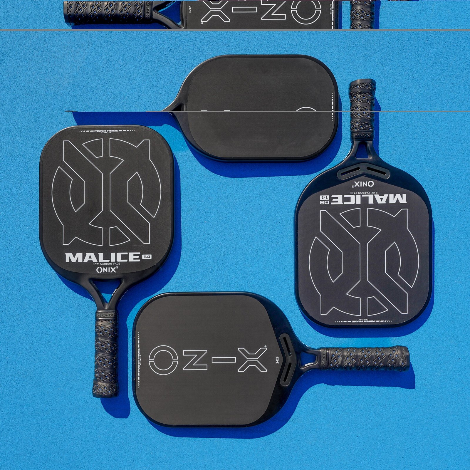 New Malice Raw Carbon Series Pickleball Paddles