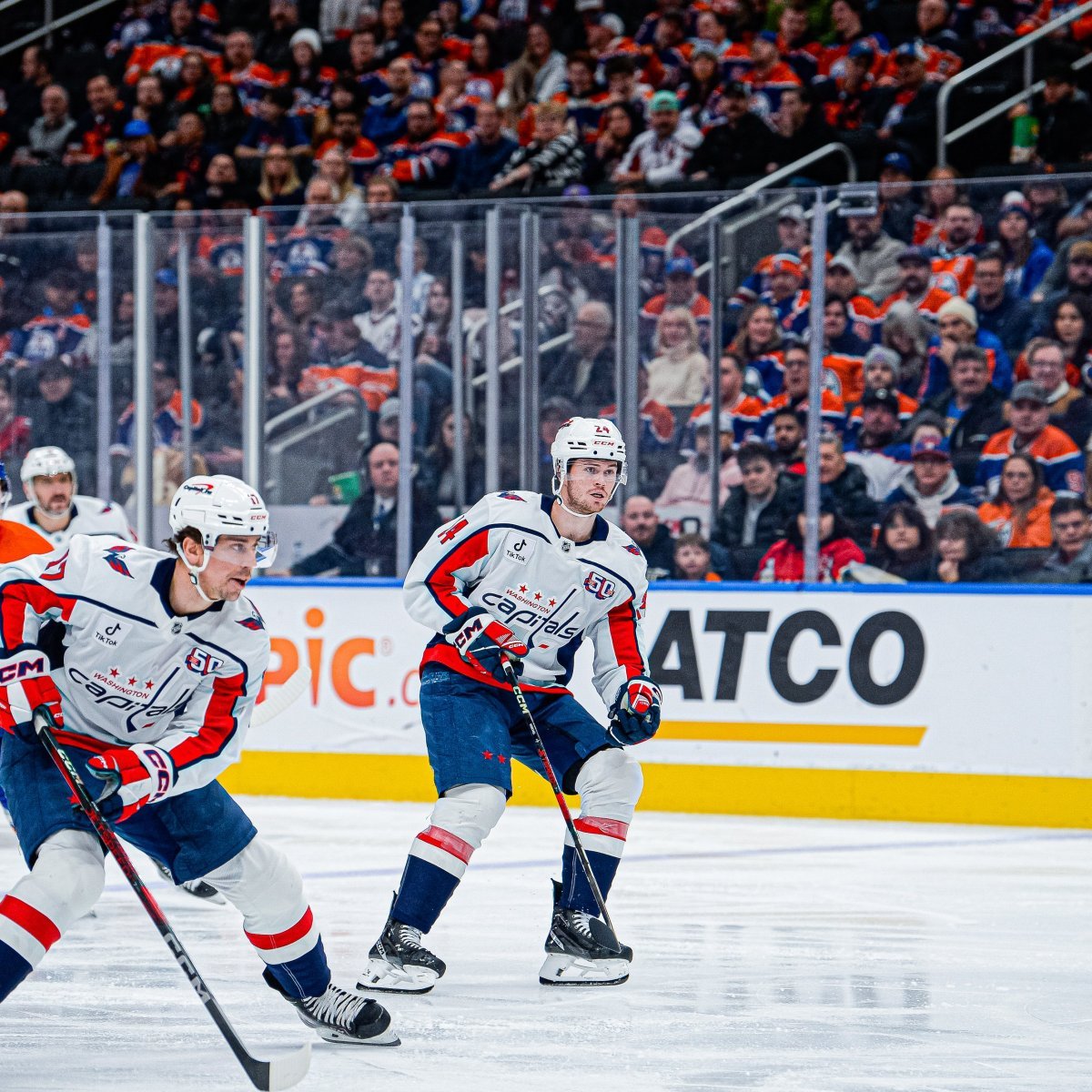 Capitals Beat Oilers, 3-2; Tom Wilson Scores 20th Goal Of The Season