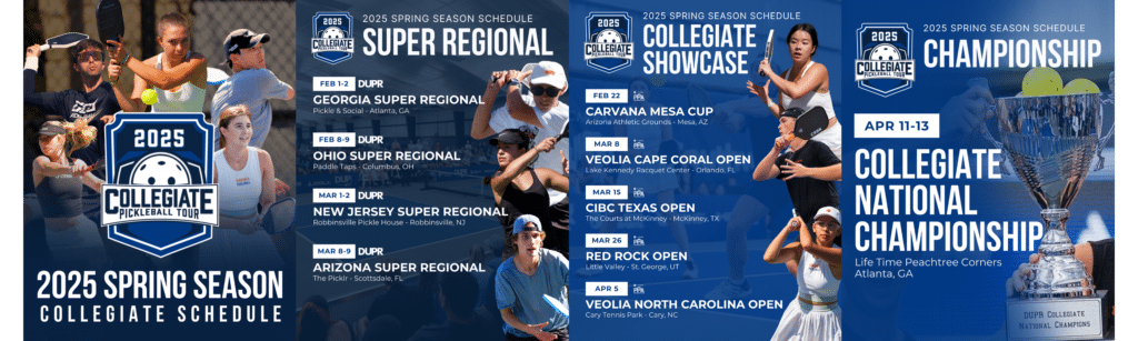 The Collegiate Pickleball Tour Set to Crown the Best College Pickleball Teams in the Country with $100,000 Prize Purse up for Grabs