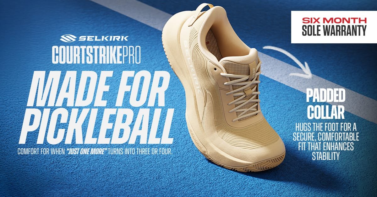 Step Aside Sneakers, Selkirk's CourtStrike Shoes Have Entered the Chat