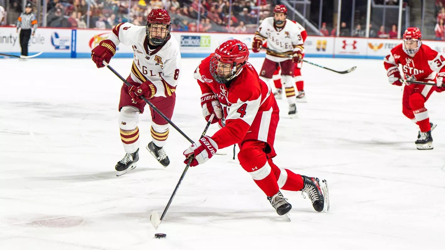 FRIDAY COLLEGE HOCKEY ROUNDUP: No. 1 Boston College defeats No. 8 Boston University; Minnesota Duluth edges No. 5 Denver; No. 2 Michigan State blows out No. 4 Minnesota; Wisconsin downs No. 10 Michigan; Ferris State shuts out No. 14 Minnesota State; No. 3 Western Michigan drops Miami - College Hockey