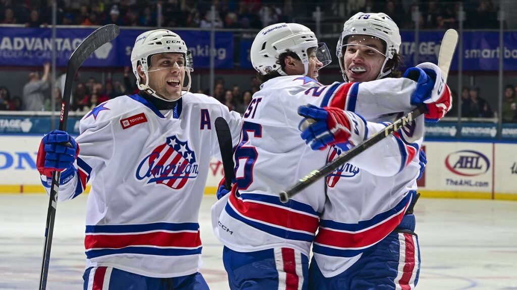 Good news coming in waves for first-place Amerks | TheAHL.com