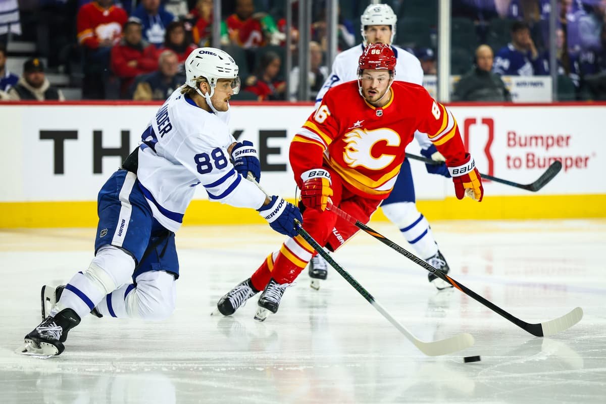 Knee Jerk Reaction: Big night for the Maple Leafs’ Albertans in victory over Flames