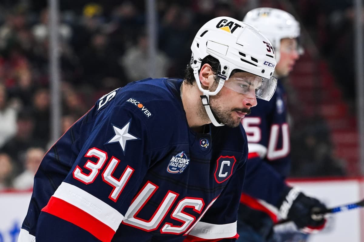 Auston Matthews good to go for Team USA, says injury was unrelated to previous ailment