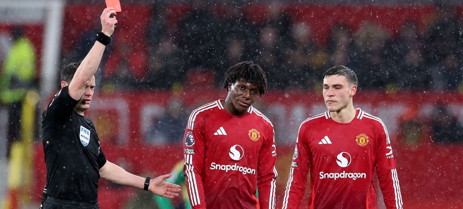 Patrick Dorgu set to miss these three games after seeing straight red against Ipswich Town - Man United News And Transfer News