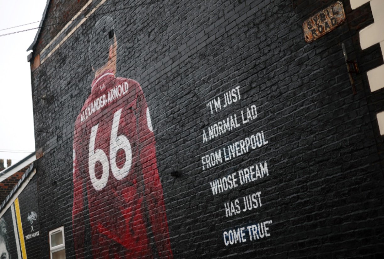 Trent Alexander-Arnold has become an icon among Liverpool fans