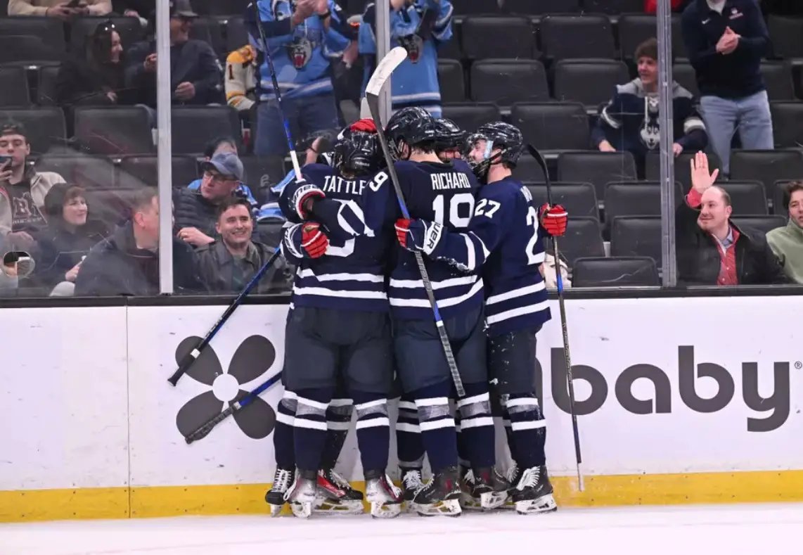 Muldowney's hat trick leads UConn past BU for berth in Hockey East championship game - College Hockey