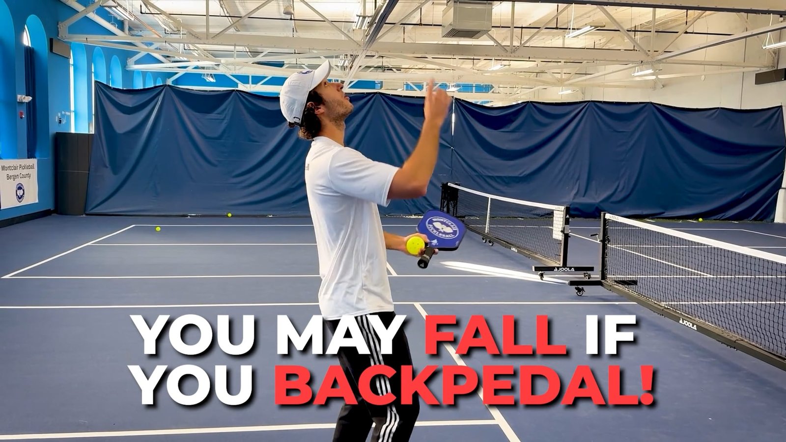 How to recover a lob that goes over your head and keys to hitting an overhead slam 1