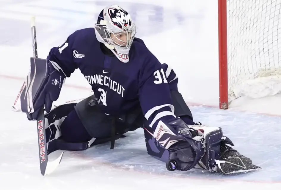 Tung one and done at UConn as goaltender signs NHL deal with Rangers - College Hockey