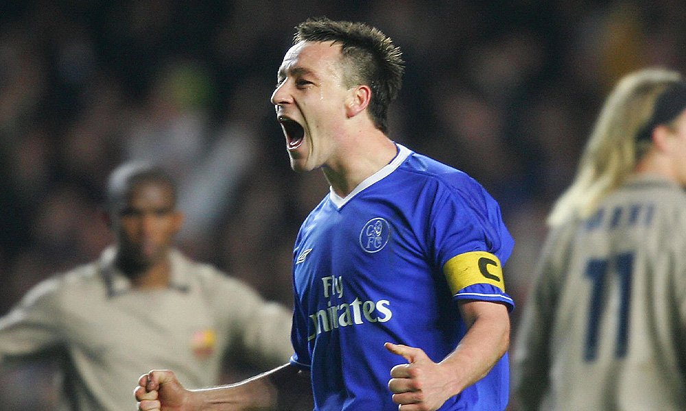 John Terry Goal VS FC Barcelona Champions League 2005