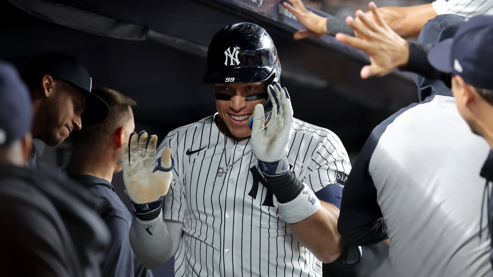 Yankees' Aaron Boone downplays talk of Aaron Judge's best run