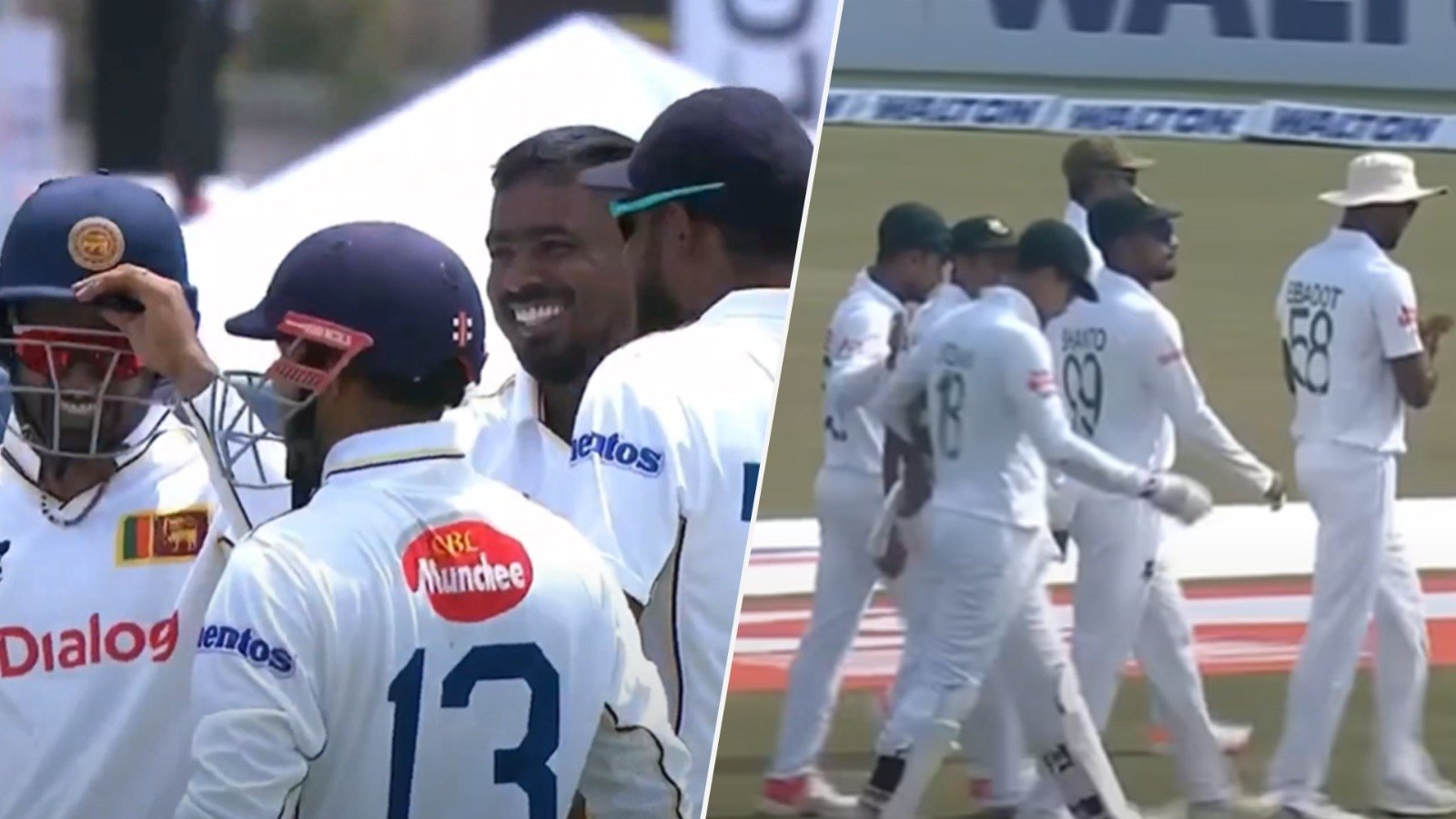 How is the pitch going to play in the first test between SRI Lanka and Bangladesh