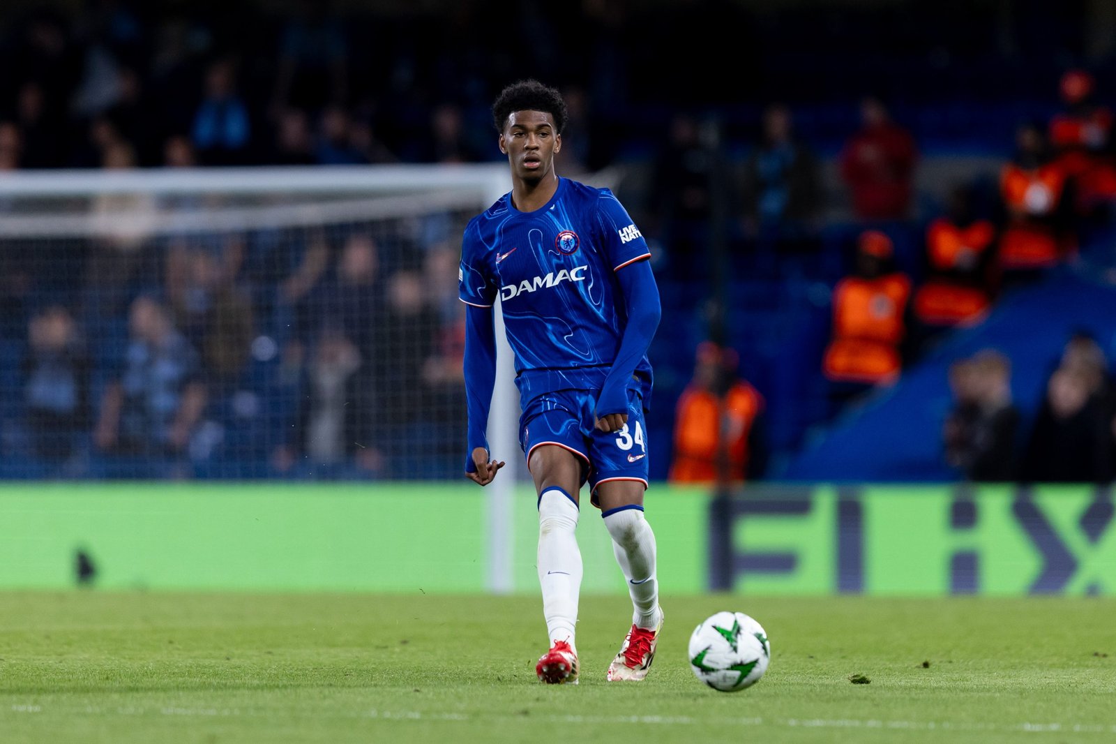 Josh Acheampong Chelsea FC v Djurgarden UEFA Conference League / Semi Final Second Leg