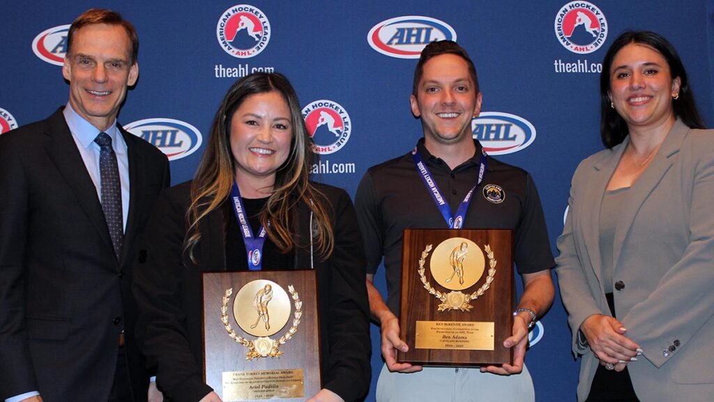 Adams, Padilla named winners of AHL business awards | TheAHL.com
