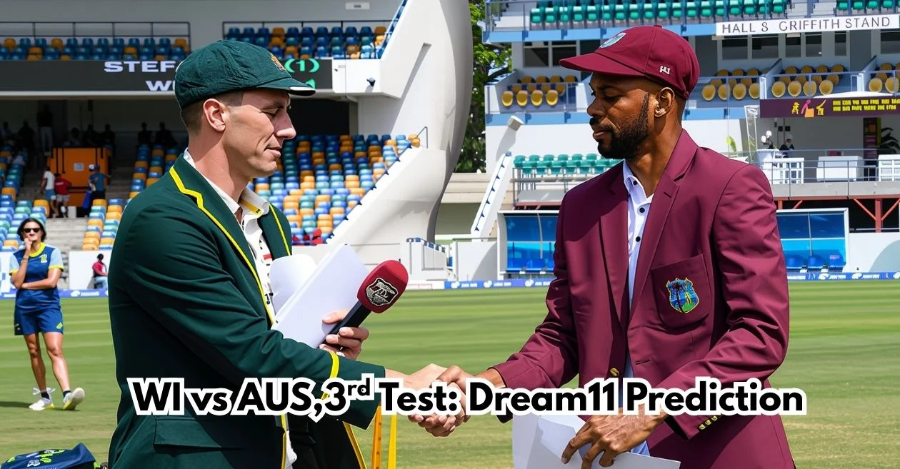 WI vs AUS 2025, 3rd Test: Match Prediction, Dream11 Team, Fantasy Tips and Pitch Report