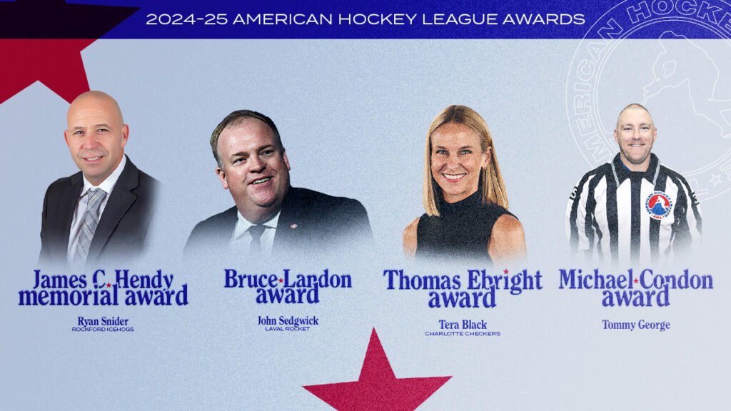AHL names 2024-25 winners of excellence awards | TheAHL.com
