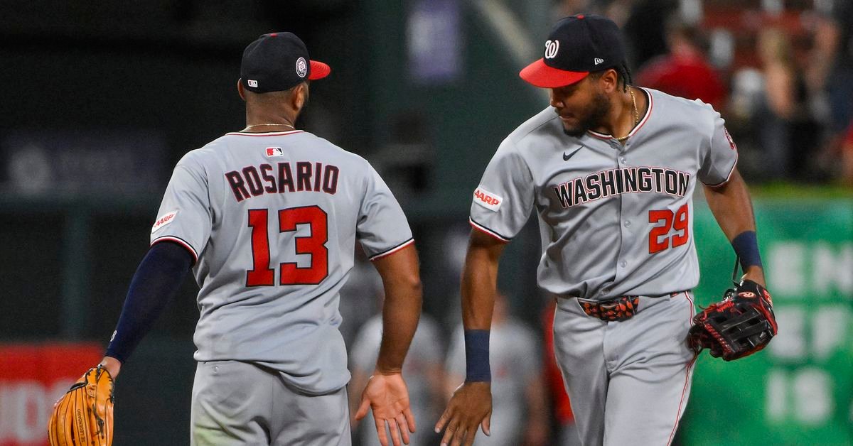 The Washington Nationals send Amed Rosario to the New York Yankees for a solid haul