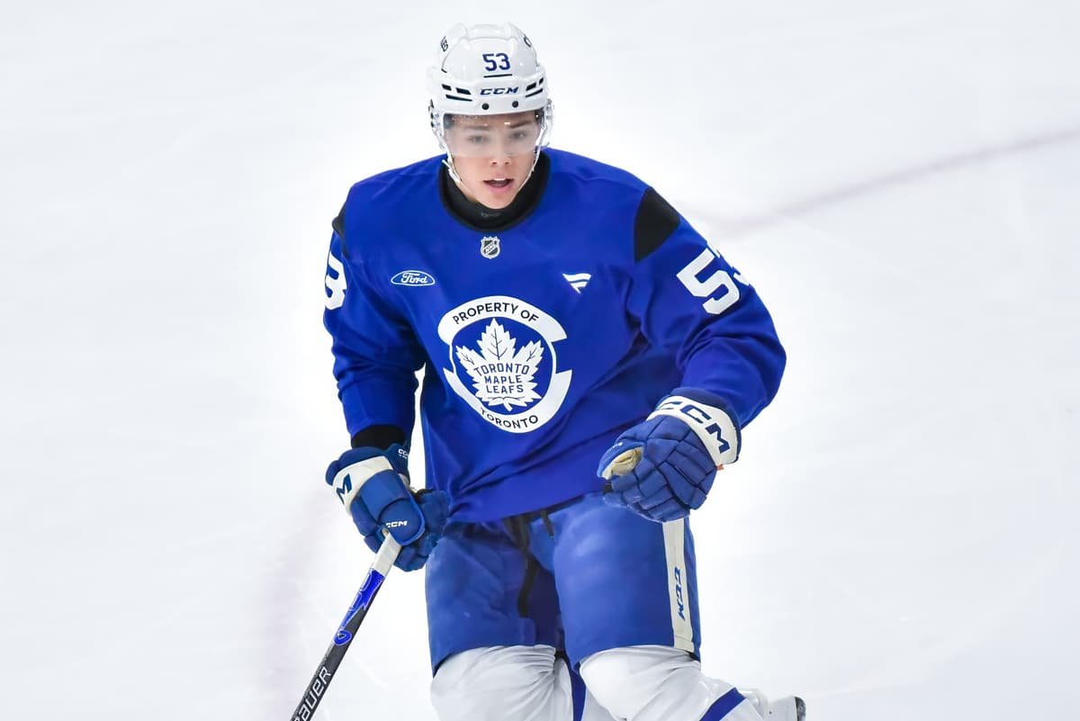 Easton Cowan proud of his strong 200-foot game against Senators in first preseason game