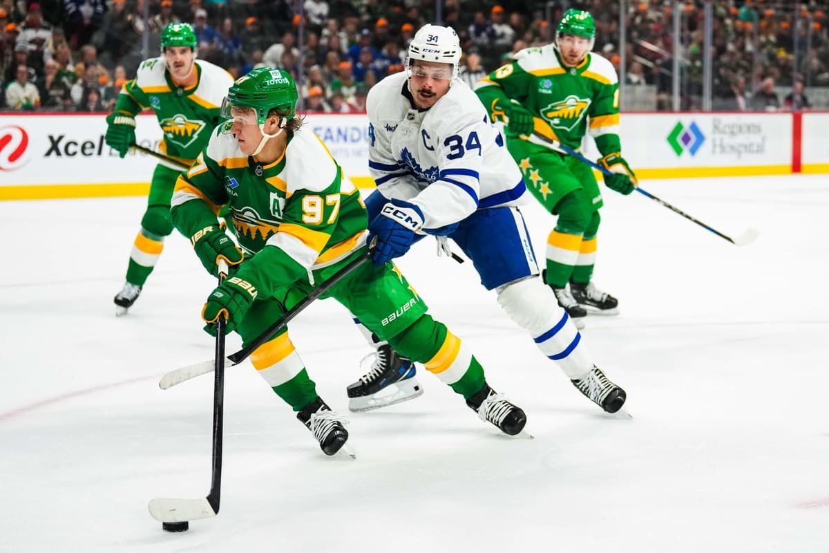 Around the NHL: Kaprizov closing in on massive extension with Wild, Marner-Eichel era begins in Vegas
