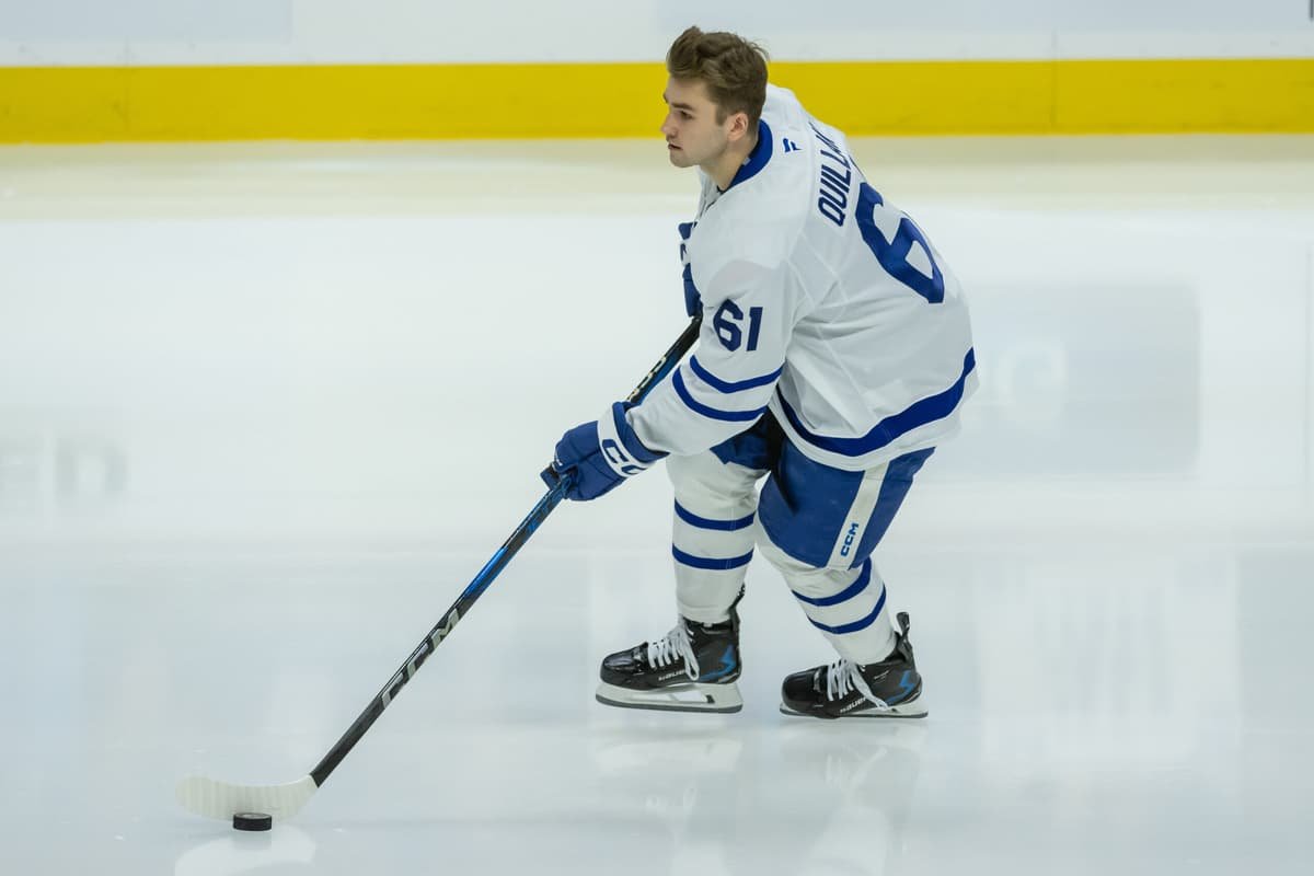 Maple Leafs prospect Jacob Quillan believes he can be a full-time NHL player