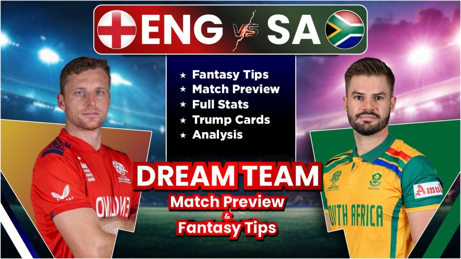 ENG vs SA Dream11 Team Today Prediction: Playing11
