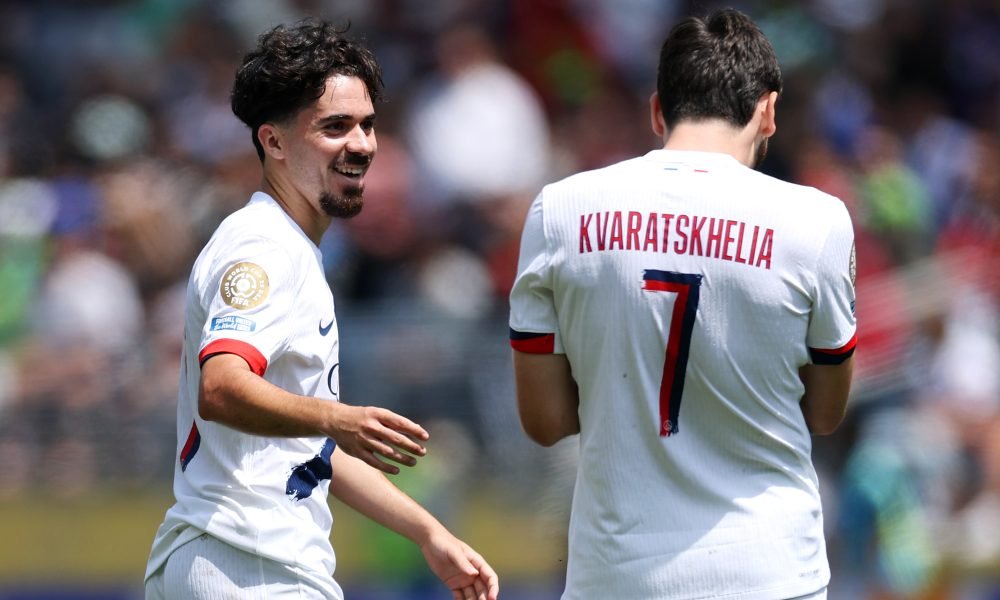 Vitinha, Kvaratskhelia, PSG players