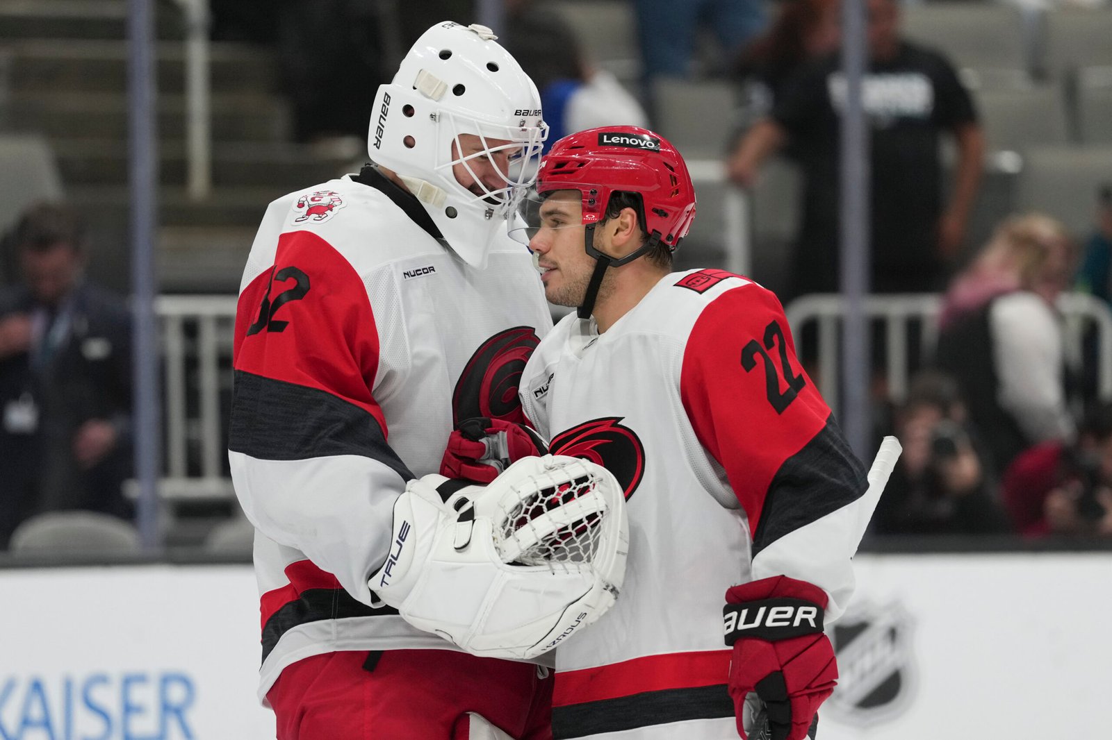 Hurricanes Dominate Sharks to Win Brandon Bussi's NHL Debut - The Hockey Writers -