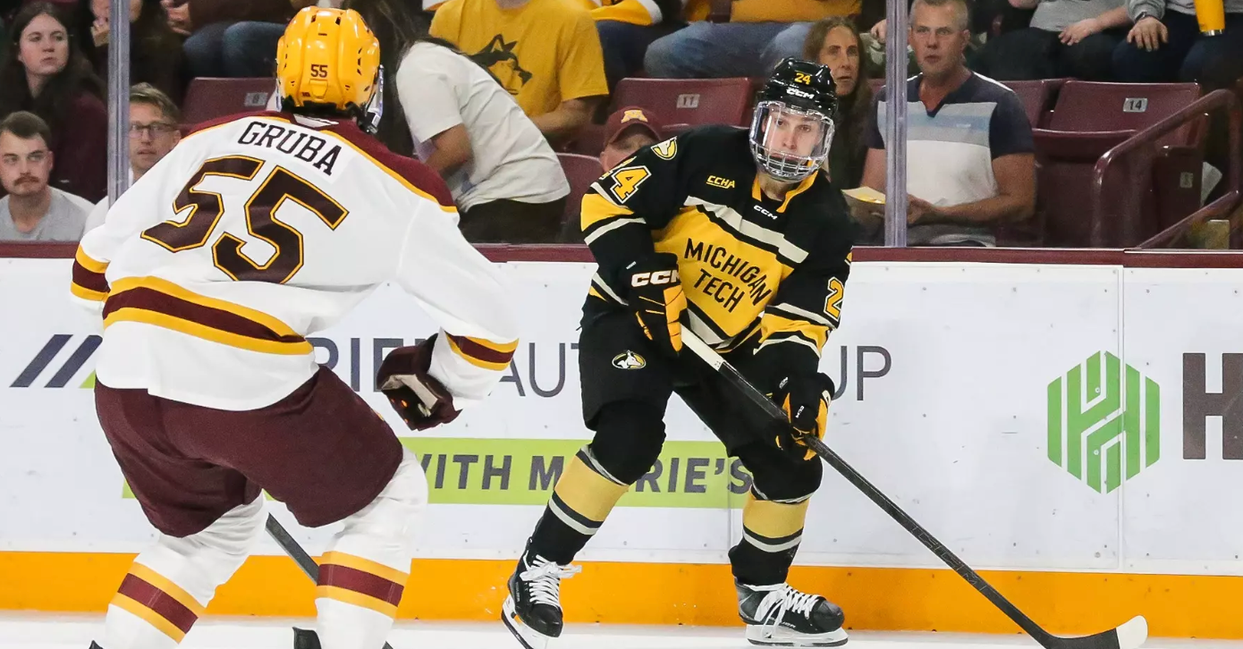 MTU's Muckalt earns first with Huskies, upsetting No. 8 Minnesota