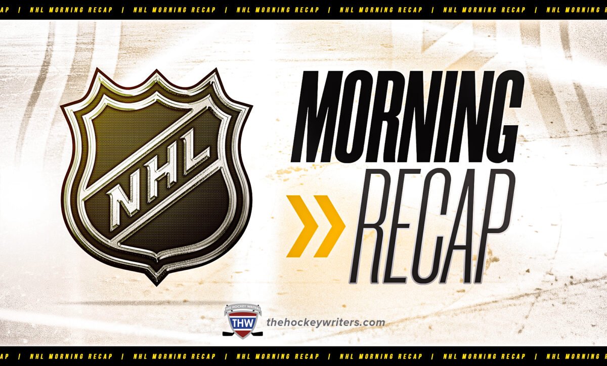 NHL Morning Recap – October 25, 2025 - The Hockey Writers - NHL News