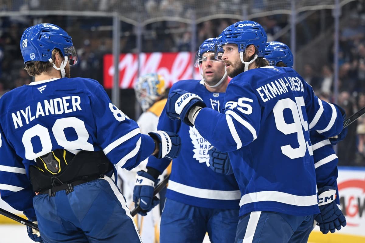 Knee Jerk Reaction: Maple Leafs’ offence comes alive in 7-4 win vs. Predators