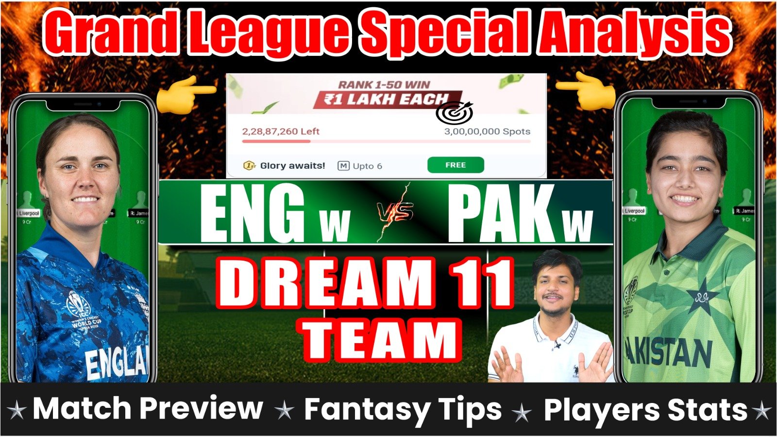 ENG vs PAK Dream11