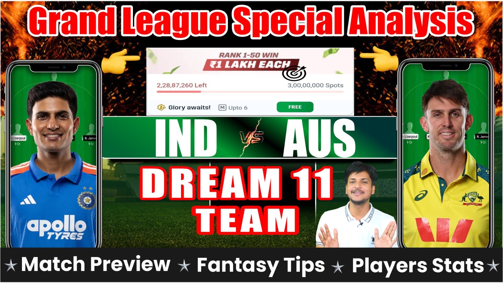 IND vs AUS Dream11