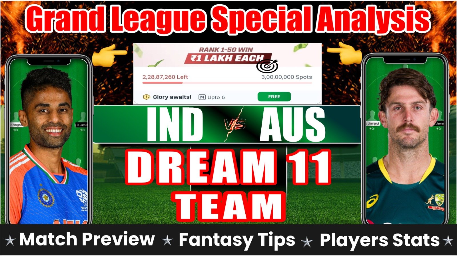 IND vs AUS Dream11