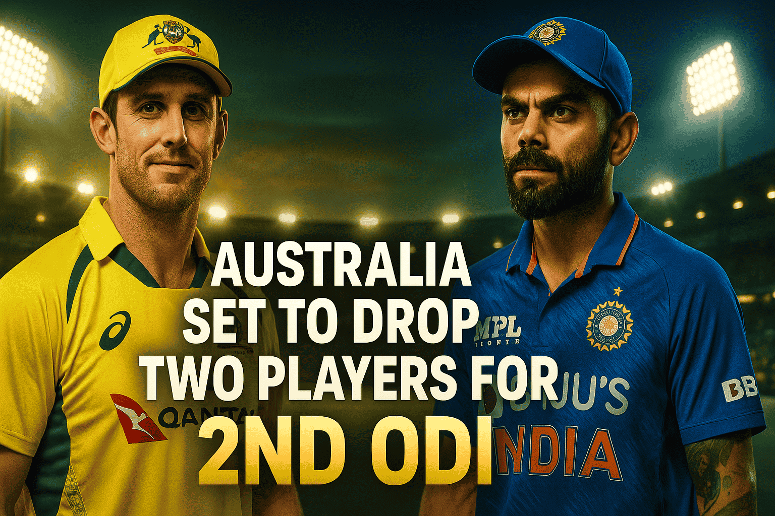 Australia to drop 2 Players.