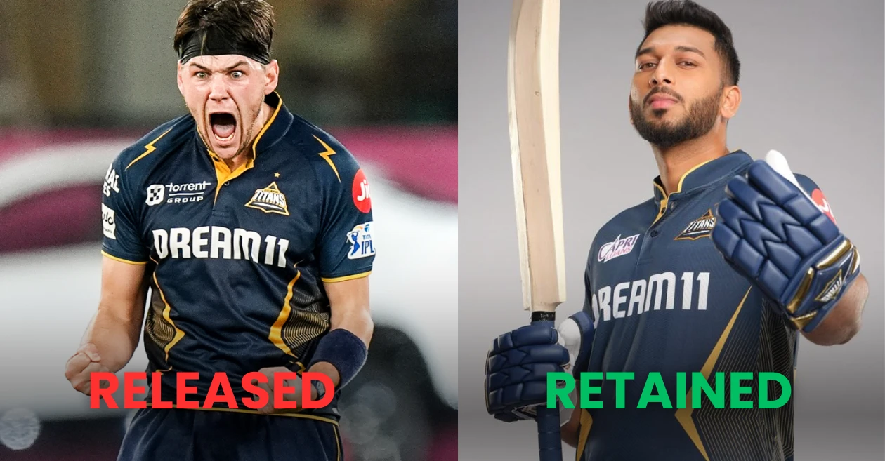 Gujarat Titans: Full List of GG Retentions, Releases, Remaining Slots & Purse