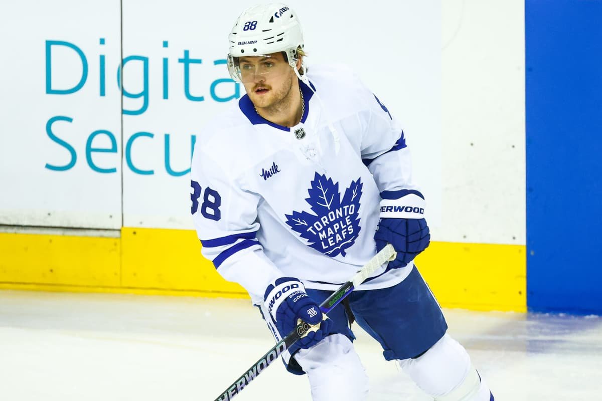 Maple Leafs’ William Nylander will not play vs. Flyers, Anthony Stolarz projected to start