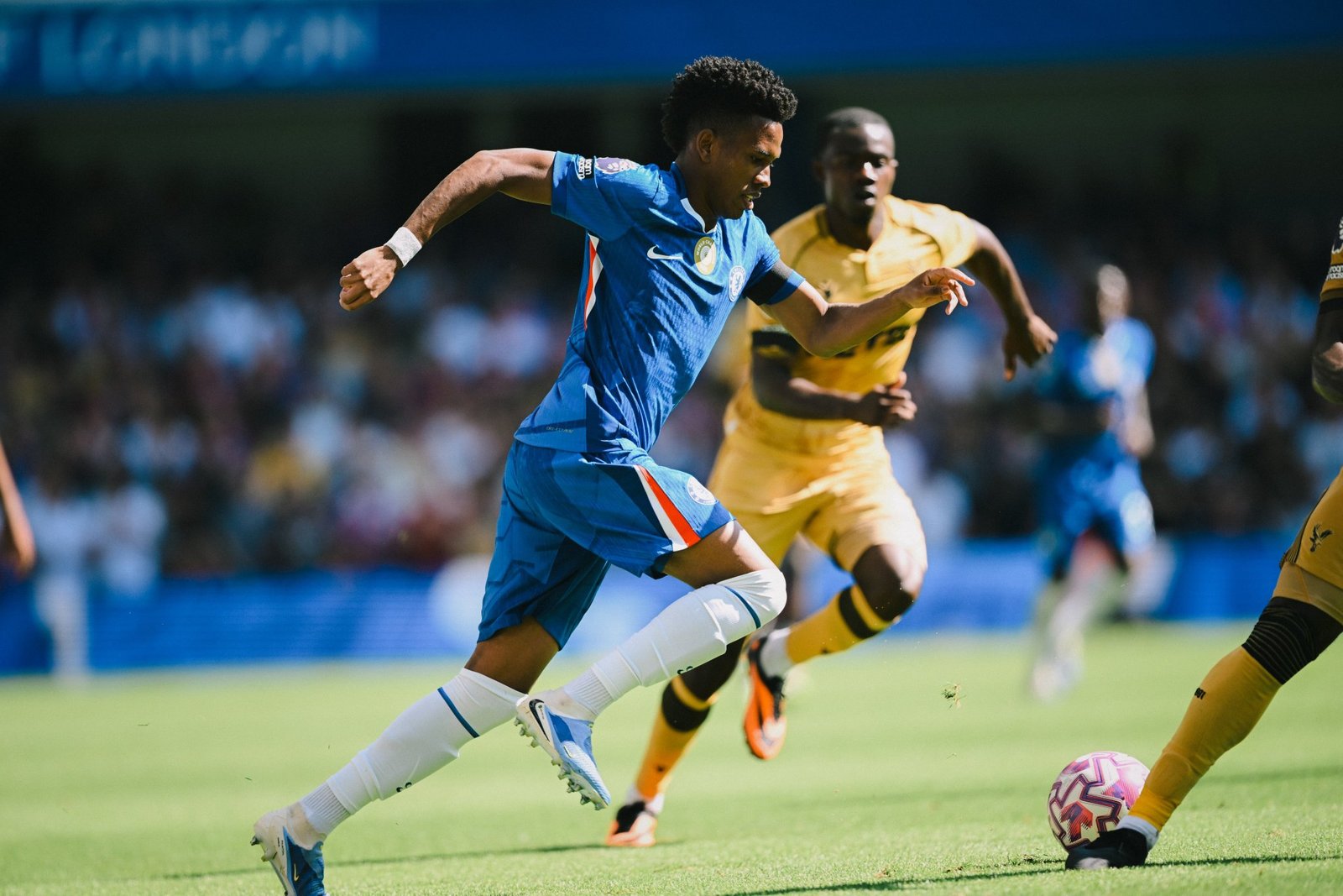 Estevao Willian in action for Chelsea